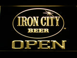 FREE Iron City Beer Open LED Sign - Yellow - TheLedHeroes