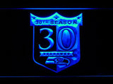 Seattle Seahawks 30th Anniversary LED Neon Sign USB - Blue - TheLedHeroes