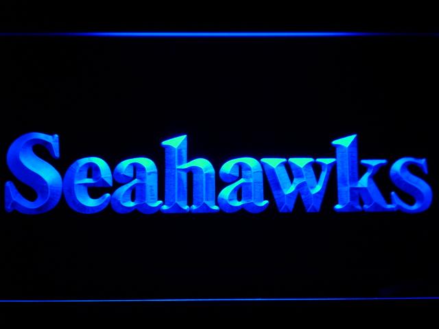 Seattle Seahawks Love LED Neon Sign USB - Blue - TheLedHeroes