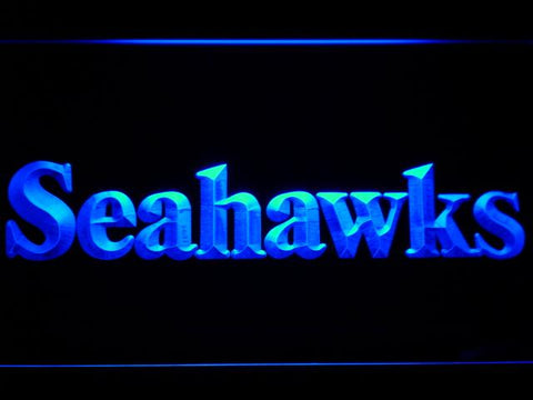 Seattle Seahawks Love LED Neon Sign USB - Blue - TheLedHeroes