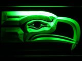Seattle Seahawks Go Hawks LED Neon Sign USB - Green - TheLedHeroes