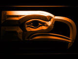 Seattle Seahawks Go Hawks LED Neon Sign Electrical - Orange - TheLedHeroes