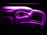 Seattle Seahawks Go Hawks LED Neon Sign USB - Purple - TheLedHeroes