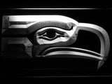 Seattle Seahawks Go Hawks LED Neon Sign USB - White - TheLedHeroes