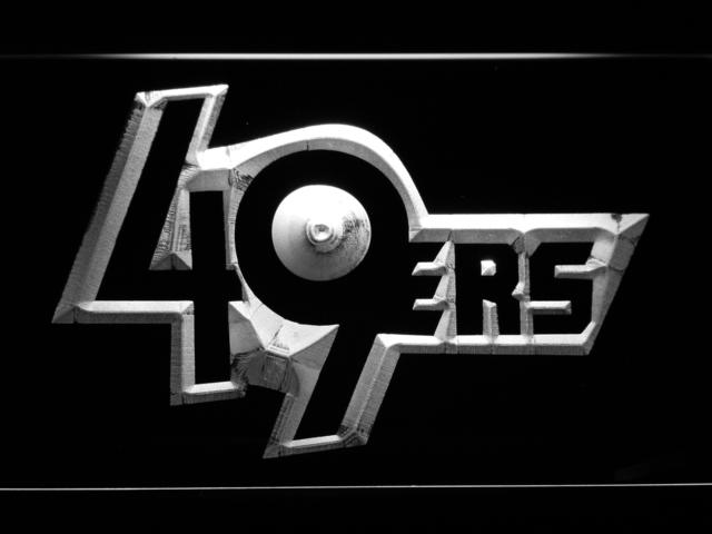 San Francisco 49ers (4) LED Neon Sign Electrical - White - TheLedHeroes