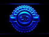 San Francisco 49ers Community Quarterback LED Neon Sign Electrical - Blue - TheLedHeroes
