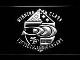 San Francisco 49ers 50th Anniversary LED Neon Sign Electrical - White - TheLedHeroes