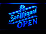 FREE San Miguel Open LED Sign - Blue - TheLedHeroes