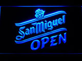 San Miguel Open LED Neon Sign Electrical - Blue - TheLedHeroes