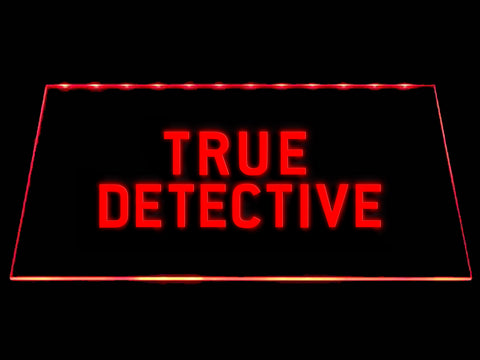 FREE True Detective LED Sign - Red - TheLedHeroes