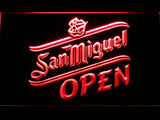 FREE San Miguel Open LED Sign - Red - TheLedHeroes