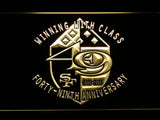 San Francisco 49ers 49th Anniversary LED Neon Sign USB - Yellow - TheLedHeroes