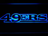 San Francisco 49ers (5) LED Neon Sign USB - Blue - TheLedHeroes