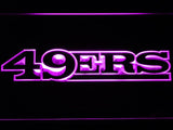 San Francisco 49ers (5) LED Neon Sign USB - Purple - TheLedHeroes