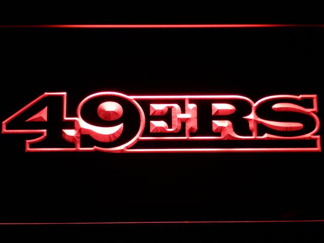 San Francisco 49ers (5) LED Neon Sign USB - Red - TheLedHeroes