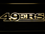 FREE San Francisco 49ers (5) LED Sign - Yellow - TheLedHeroes