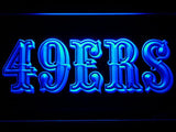 San Francisco 49ers (6) LED Neon Sign USB - Blue - TheLedHeroes