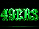 San Francisco 49ers (6) LED Neon Sign USB - Green - TheLedHeroes