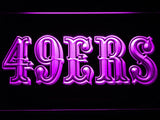 San Francisco 49ers (6) LED Neon Sign USB - Purple - TheLedHeroes