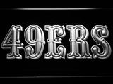 San Francisco 49ers (6) LED Neon Sign USB - White - TheLedHeroes