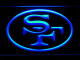 San Francisco 49ers (8) LED Neon Sign USB - Blue - TheLedHeroes
