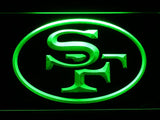 San Francisco 49ers (8) LED Neon Sign USB - Green - TheLedHeroes