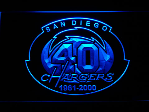 San Diego Chargers 40th Anniversary LED Sign -  - TheLedHeroes