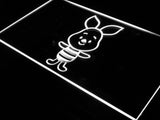Disney Mini Piglet Winnie the Pooh LED Neon Sign USB - White - TheLedHeroes
