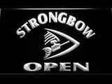 Strongbow Open LED Neon Sign Electrical - White - TheLedHeroes