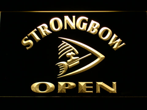 FREE Strongbow Open LED Sign - Yellow - TheLedHeroes