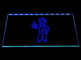 Fallout Vault Boy LED Neon Sign USB - Blue - TheLedHeroes