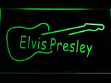 Elvis Presley Guitar LED Neon Sign Electrical - Green - TheLedHeroes