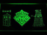 Doctor Who  LED Neon Sign Electrical - Green - TheLedHeroes