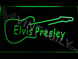 Elvis Presley Guitar LED Sign - Green - TheLedHeroes