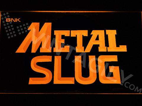 Metal Slug LED Sign - Orange - TheLedHeroes