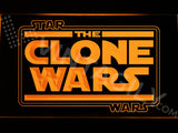 Star Wars The Clone Wars LED Sign - Orange - TheLedHeroes