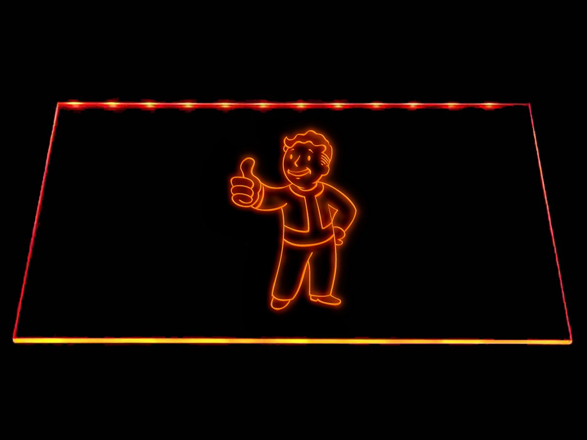 Fallout Vault Boy LED Neon Sign Electrical | The perfect gift for your ...