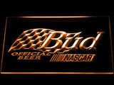 Budweiser Nascar LED Neon Sign USB - Orange - TheLedHeroes