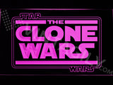 Star Wars The Clone Wars LED Sign - Purple - TheLedHeroes