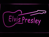 Elvis Presley Guitar LED Neon Sign Electrical - Purple - TheLedHeroes