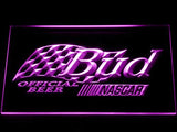 Budweiser Nascar LED Neon Sign USB - Purple - TheLedHeroes