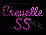 Chevrolet Chevelle SS LED Neon Sign USB - Purple - TheLedHeroes