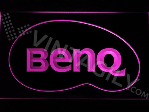 Benq LED Neon Sign Electrical - Purple - TheLedHeroes