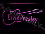 Elvis Presley Guitar LED Sign - Purple - TheLedHeroes