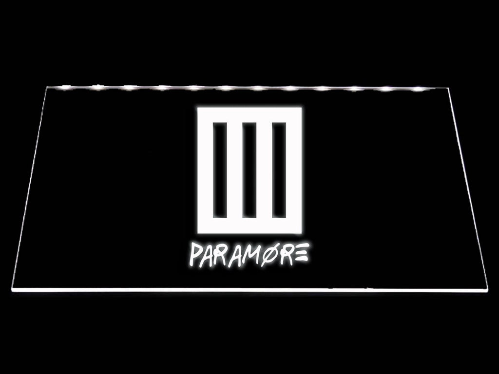 Paramore (2) LED Neon Sign USB - White - TheLedHeroes