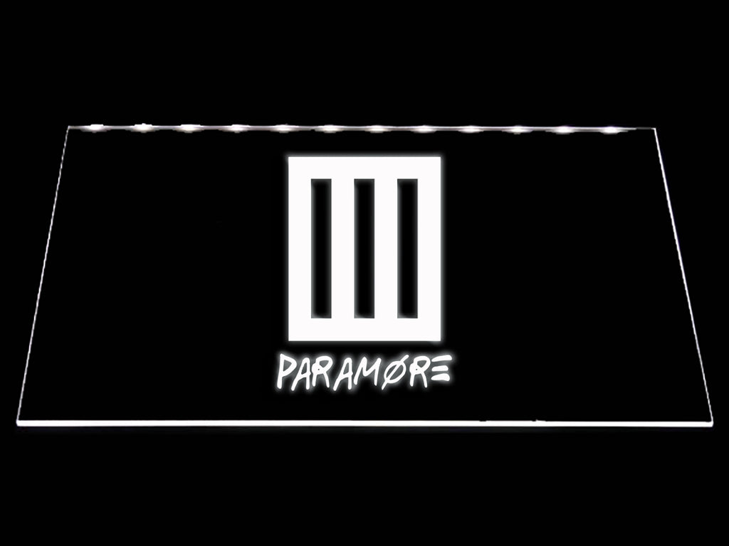 FREE Paramore (2) LED Sign - White - TheLedHeroes