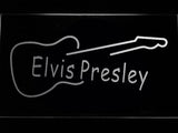 Elvis Presley Guitar LED Neon Sign Electrical - White - TheLedHeroes