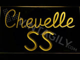 Chevrolet Chevelle SS LED Neon Sign USB - Yellow - TheLedHeroes
