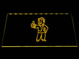 Fallout Vault Boy LED Neon Sign USB - Yellow - TheLedHeroes
