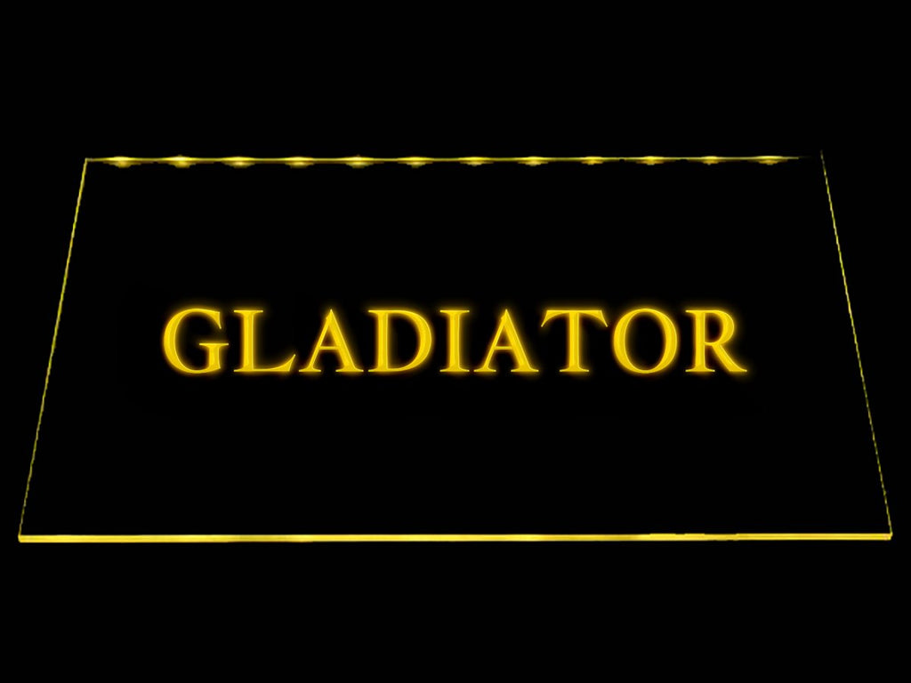 Gladiator LED Neon Sign Electrical - Yellow - TheLedHeroes